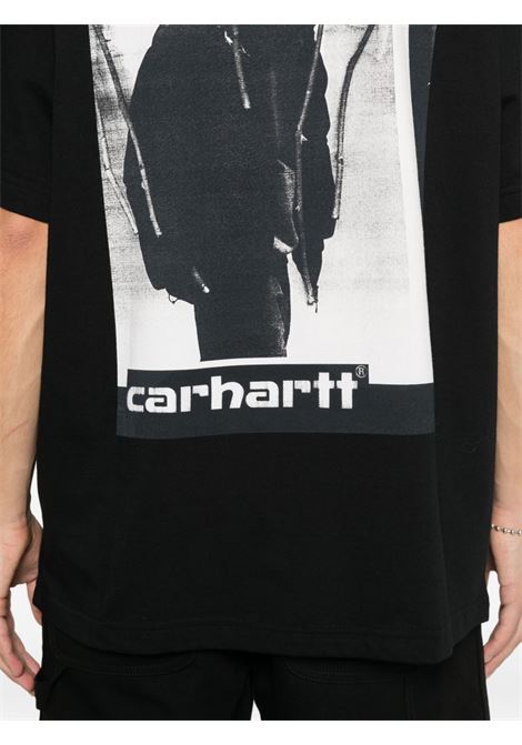 t-shirt ss archive script uomo nera CARHARTT WIP | I03600189.XX